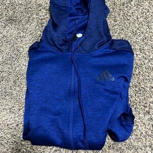 Adidas blue zip up